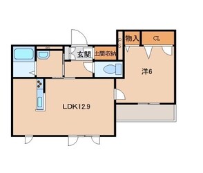 ベレオ　クシモトの物件間取画像